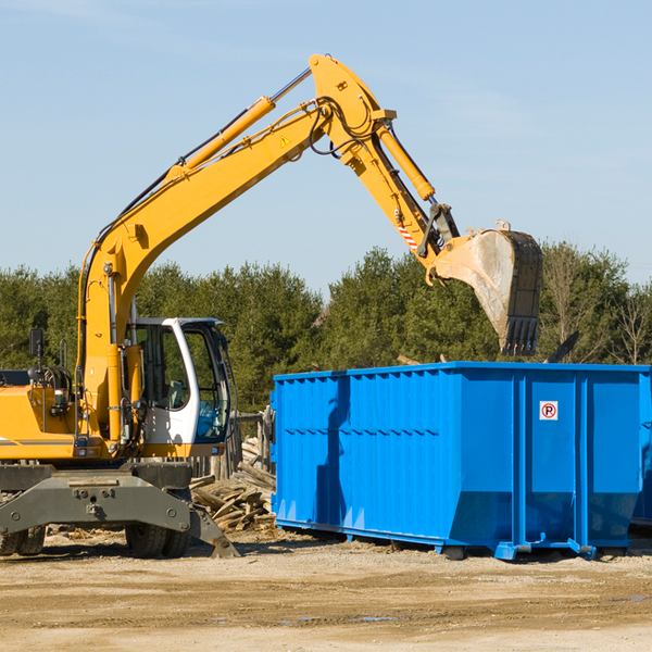 are there any restrictions on where a residential dumpster can be placed in Ford WA